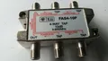 FAS4-10P 4-Fach SAT-KABEL VERTEILER DURCHLEITUNG voll abgeschirmtes Gehäuse