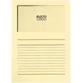 ELCO Fächermappe 100 Sichthüllen Ordo classico DIN A4 beige glatt 120 g/qm