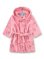 Sanetta Mädchen-Bademantel rosa Pflaumen | Hochwertiger und kuscheliger Bademantel aus Frottee für Mädchen.