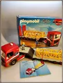 PLAYMOBIL 5467 City Action Schwertransporter LKW Laster Baustelle Tieflader