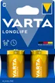 Varta Batterie Alkaline, Baby, C, LR14, 1.5V Longlife, Retail Blister (2-Pack)