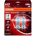 OSRAM Auto-Lampe Night Breaker Laser 64210NL-2HB, H7, Halogen, 12V / 55W, Scheinwerferlampe, 2 Stück