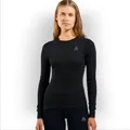 Odlo Thermounterwäsche für Damen Active Warm | Schwarz | Größe XL | Langarm-Thermoshirt | Warme Skiunterwäsche