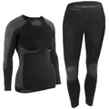 ALPIDEX Thermounterwäsche-Set ALPIDEX Damen Funktionsunterwäsche schwarz L/XL