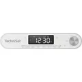 TechniSat Viola Küchenradio - 5 Watt Unterbau Radio mit UKW/FM, LED Display, Arbeitsleuchte, Timer, Bluetooth, Weckfunktion weiß