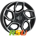 4x MAK Express black mirror 7.5x18" ET58 LK5 118 ML 71.1 Alufelgen 18 Zoll