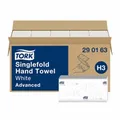 Essity Professional Hygiene Germany GmbH Tork Papierhandtücher H3 Advanced, 25 x 23 cm, 2-lagig, Weich & sehr saugstark, Zickzackfalzung, weiß, 1 Karton = 15 Bündel x 250 = 3.750 Tücher 290163