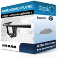 Für Alfa Romeo 156 Sportwagon 02.1997-06.2003 AUTO HAK Anhängerkupplung starr
