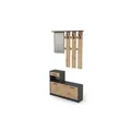 by Living Garderoben 2er-Set   ¦ braun ¦ Maße (cm): B: 97 H: 190