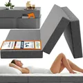 DYNMC you Klappmatratze 120x195x14 cm - H3 Härte, Oeko TEX, Gästebett Klappbar