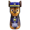 Paw Patrol 2in1 Duschgel & Shampoo − 3D Figur Chase, Geschenk für Kinder (400ml)