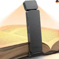 Leselampe Buch Klemme, Leselampe Bett mit 3 Farben &amp; Stufenlosem Dimmen,
