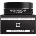 CREVIVE Flüssigleder Schwarz 50 ml - Leder Reparatur Set Schwarz - Kunstleder Reparaturset - Lederreparaturset für Sofa, Couch, Lenkrad, Autositze