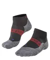 FALKE Damen Laufsocken RU4 Endurance Cool Short W Sso Funktionsmaterial antiblasen 1 Paar, Schwarz Black 3008, 41-42