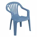 Stapelbarer Gartenstuhl für Kinder, Made in Italy, 37x37x52 cm, hellblaue Farbe