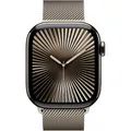 Apple Watch 10 42mm GPS+4G Titan Milanaise Armband natur/natur