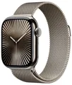 Apple Watch 10 LTE Natur Titan 42mm Milanaise Loop Natur MWXF3