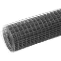 vidaXL Drahtzaun Stahl mit PVC-Beschichtung 25x1,5 m Grau - Grau