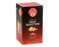 TEEKANNE Tee Premium Früchte Auslese, 20 Beutel, Früchtetee mit Erdbeer- und Orangenaroma