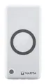 Varta Wireless 10000 mAh Powerbank USB Typ-C Kabelloses Laden  Weiß