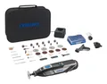 DREMEL Akku-Multischleifer, max. 35000 U/min, 8240 Multifunktionswerkzeug mit 1x Akku 2 Ah und 45 Zubehöre im Karton