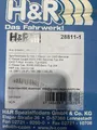 H&R Sportfedersatz für Mercedes-Benz C-Klasse (28811-1)