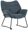 Sessel Aliano blau Loungesessel Relaxsessel bequemer Polstersessel