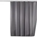 Wenko Anti-Schimmel Duschvorhang Uni 180 cm x 200 cm Grau
