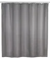 WENKO Dusch Vorhang UNI 180x200 cm Badewannen Anti Schimmel Dusche inkl. Ringe