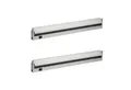 Oktaplex lighting LED Unterbauleuchte Aluminium 58cm Unterschrankleuchte Küche 800lm 10W, schwenkbar, LED fest verbaut, Neutralweiß, 4000K Küche Lichtleiste Aluminium mit Schalter