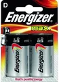 Energizer E301533400 Mono-Batterie 2er Pack 1,5V, 18000 mAh