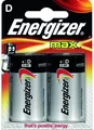 Energizer E301533400 Mono-Batterie 2er Pack 1,5V, 18000 mAh