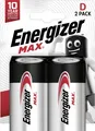 Energizer Max Alkaline Batterie Mono D 1,5 V, 2er Pack  Batterie