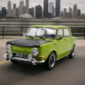 Simca 1000 Rallye 2 hellgrün Modellauto 1:24 Whitebox