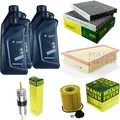 Inspektionspaket 5L für BMW Öl TwinPower 5W-30 MANN-FILTER 5er F10 F18 64030684