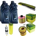Inspektionspaket 8 L für BMW Öl TwinPowerTurbo 5W-30 MANN-FILTER 3er Touring E91