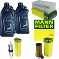 Inspektionspaket 5L für BMW Öl TwinPower 5W-30 MANN-FILTER Mini F55 F56 64030704