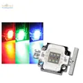 Highpower LED Chip 10W RGB, ECKIG, 350mA je rot grün blau Hochleistungs 10 Watt