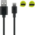 0,1m USB C Kabel SCHNELL Ladekabel Datenkabel für Samsung Galaxy Huawei Schwarz