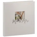 goldbuch 08 388 Hochzeitsalbum Mr. & Mrs, Fotoalbum mit 60 weißen Seiten & Pergamin, Erinnerungsalbum mit Ausstanzung, Album aus veredeltem Papier mit Silberprägung, ca. 30 x 31 x 4 cm