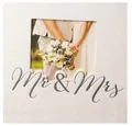 Goldbuch Fotoalbum Mr & Mrs Hochzeit Silberprägung 30x31 cm Transportschaden