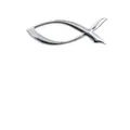 3 D Relief-Fischaufkleber "Fisch" - 8 cm (*NEU*)(*OVP*)