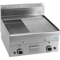 SARO Gasgrillplatte, glatt+gerillt, 1000x600, GFT66LR