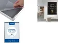EUROPEL Plakatrahmen Economy, DIN B2, 25 mm, silber eloxiert aus eloxiertem Aluminium, abgerundetes Rahmenprofil 25 mm, - 1 Stück (355099)