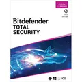 Bitdefender Antivirensoftware Total Security, Vollversion, PKC, 10 Geräte, 1,5 Jahre, deutsch