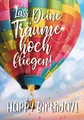 Geburtstag - Great Cards - Soundkarte und Lichtkarte im Format 21,0 x 29,7 cm -