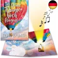bentino Geburtstagskarte XL mit Musik und LICHT-Effekt, DIN A4 Set mit