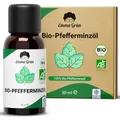 Emma Grün® Bio Pfefferminzöl Ätherisches Öl [100% NATURREIN] - Reines Peppermint Oil 30ml zum Verzehr - Ätherische Öle Naturrein, Belebend & Klar - Ätherisches Öl aus Griechenland