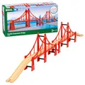 BRIO World 33683 Hängebrücke - Eisenbahnzubehör Holzeisenbahn - Kleinkinderspielzeug empfohlen für Kinder ab 3 Jahren