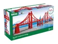 BRIO® Spielzeugeisenbahn-Brücke Brio World Eisenbahn Brücke Hängebrücke 5 Teile 33683